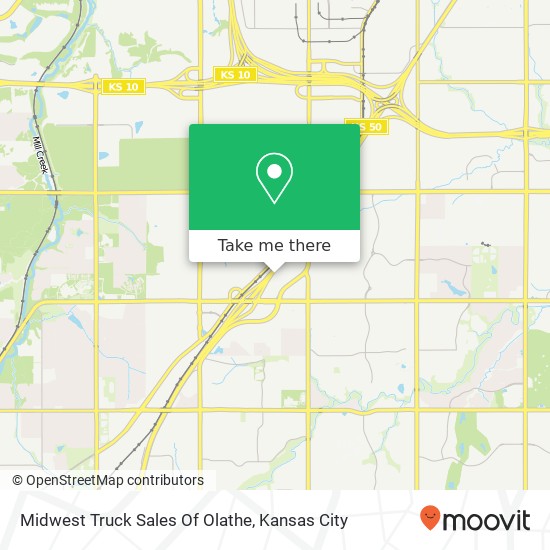 Midwest Truck Sales Of Olathe map