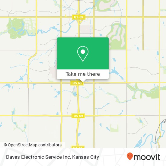 Daves Electronic Service Inc map