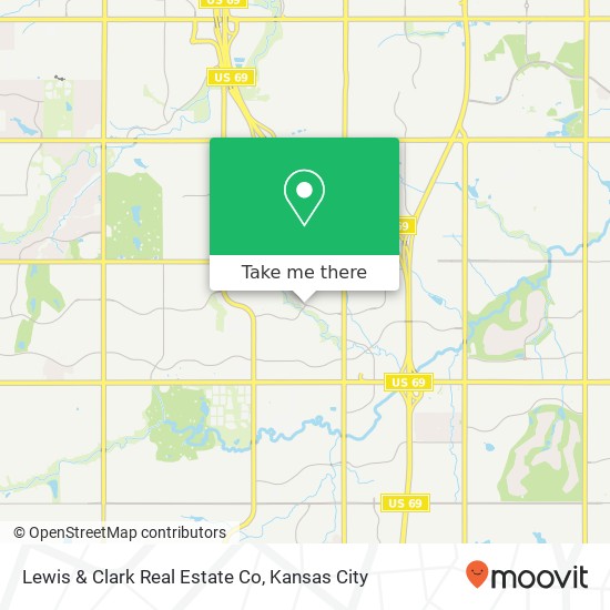 Lewis & Clark Real Estate Co map