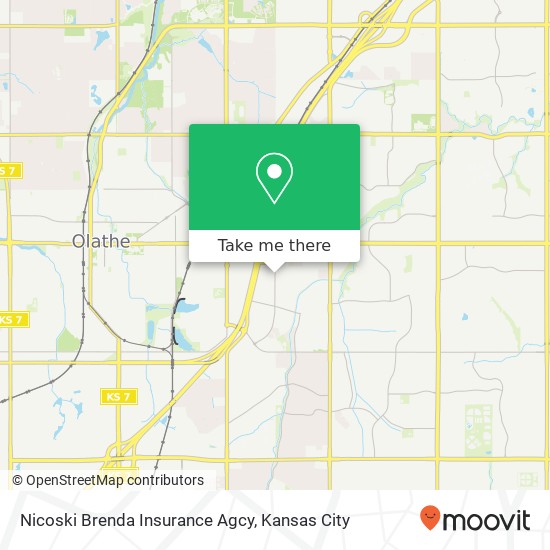Nicoski Brenda Insurance Agcy map