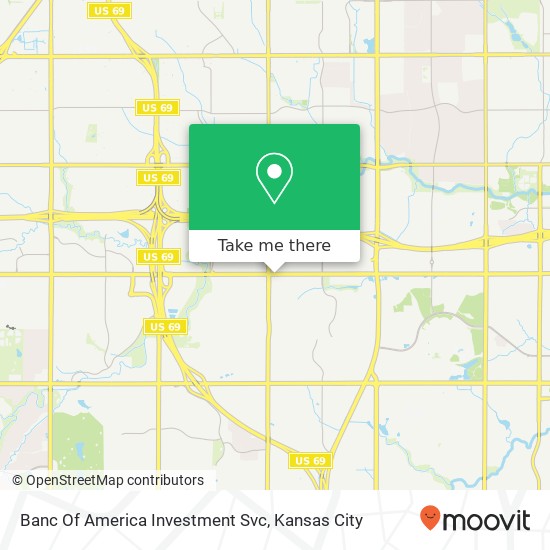 Banc Of America Investment Svc map