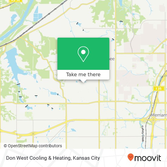 Mapa de Don West Cooling & Heating