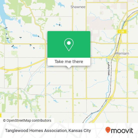 Tanglewood Homes Association map