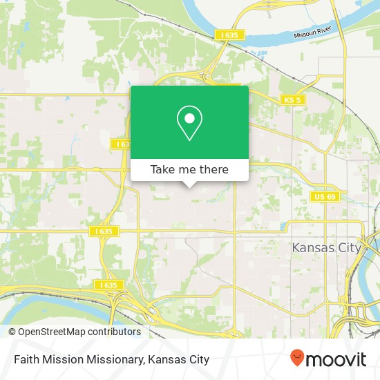 Faith Mission Missionary map