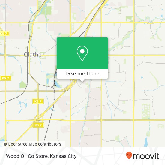 Wood Oil Co Store map