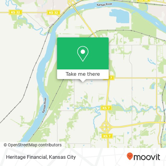 Heritage Financial map