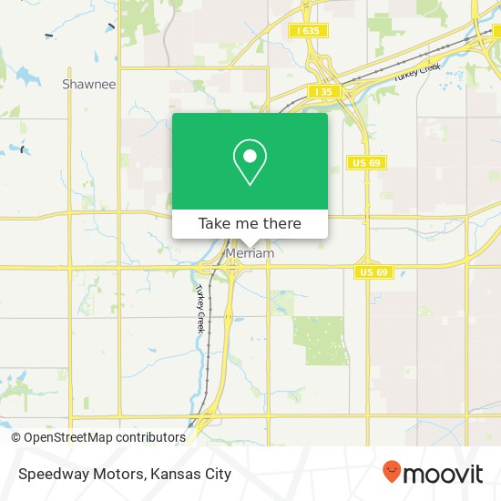 Speedway Motors map