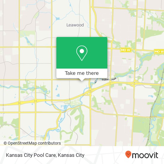 Kansas City Pool Care map