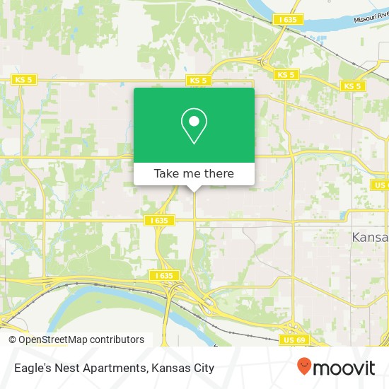 Mapa de Eagle's Nest Apartments