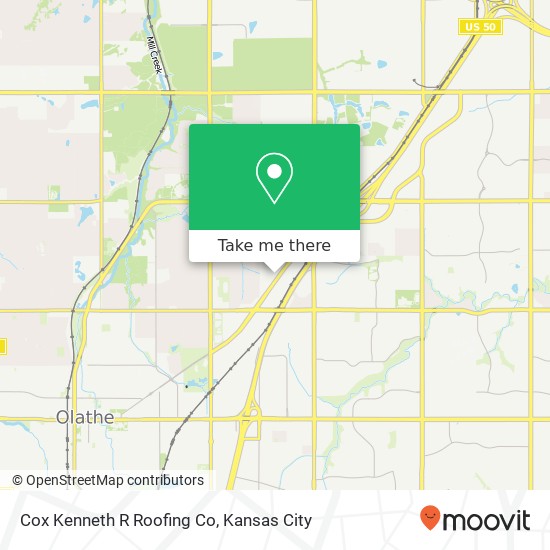 Cox Kenneth R Roofing Co map