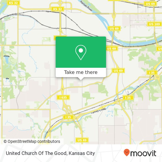 Mapa de United Church Of The Good
