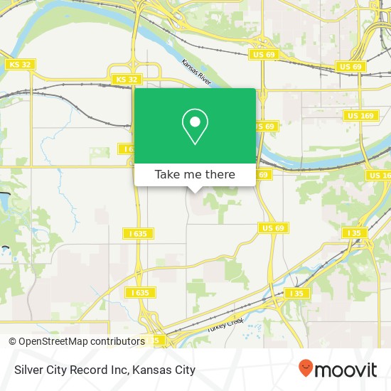 Mapa de Silver City Record Inc