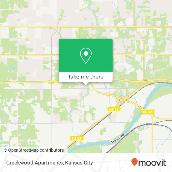 Creekwood Apartments map