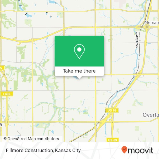 Fillmore Construction map