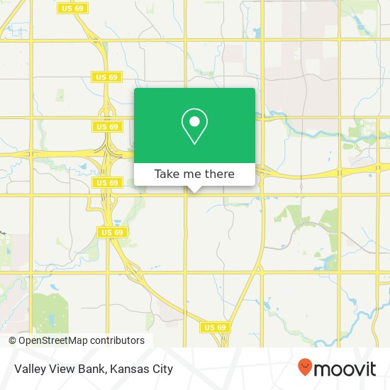 Valley View Bank map