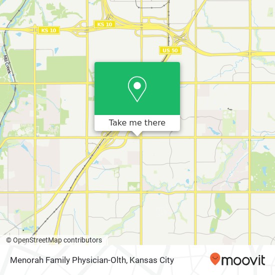 Menorah Family Physician-Olth map