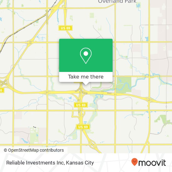 Reliable Investments Inc map