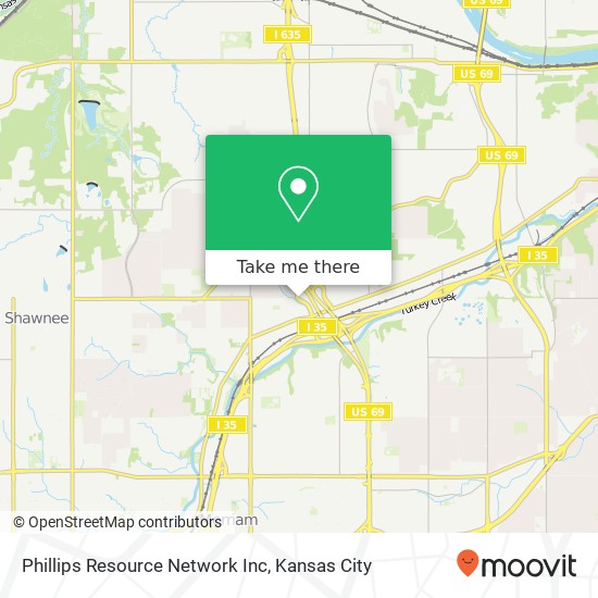 Mapa de Phillips Resource Network Inc