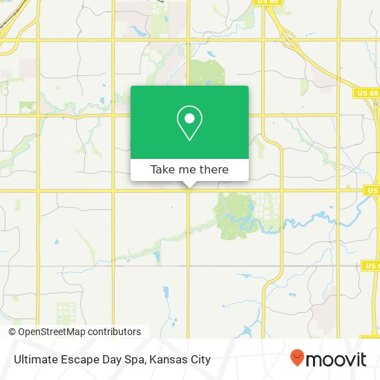 Mapa de Ultimate Escape Day Spa