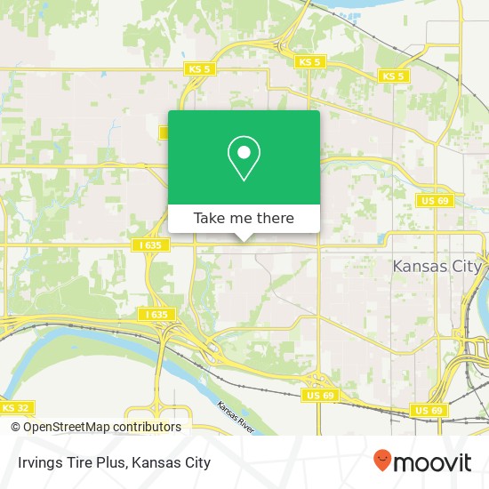 Irvings Tire Plus map
