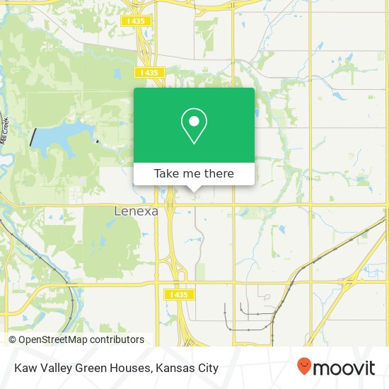 Mapa de Kaw Valley Green Houses