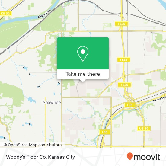 Woody's Floor Co map