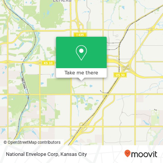 National Envelope Corp map