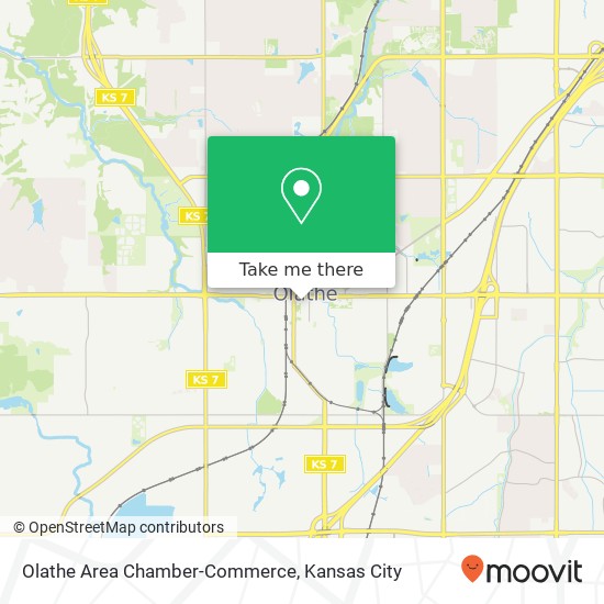 Mapa de Olathe Area Chamber-Commerce