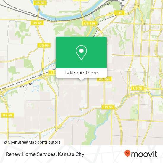 Renew Home Services map