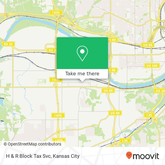 H & R Block Tax Svc map