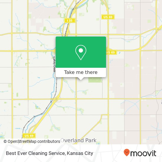 Best Ever Cleaning Service map