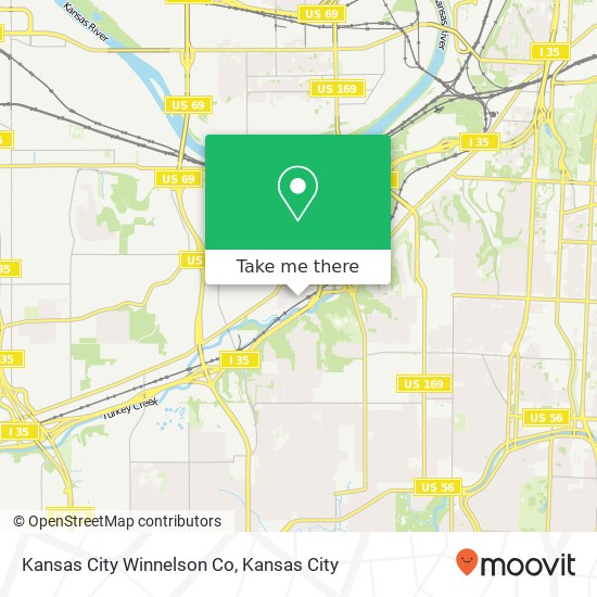 Mapa de Kansas City Winnelson Co