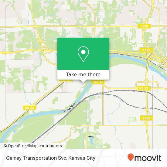 Gainey Transportation Svc map