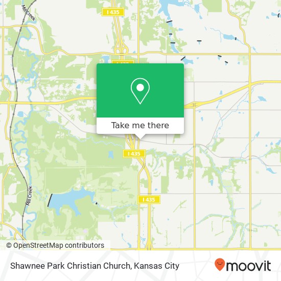 Shawnee Park Christian Church map