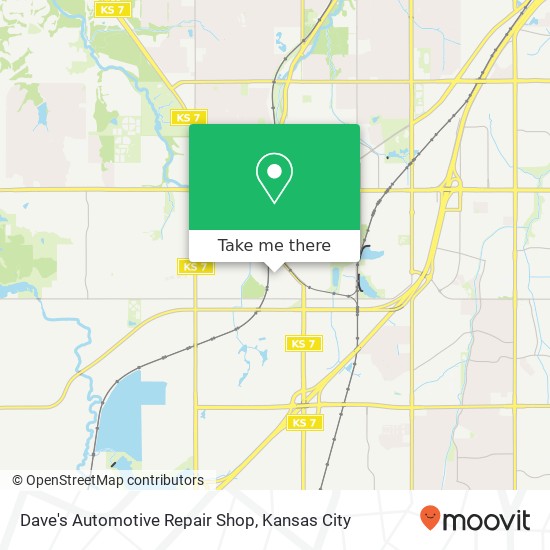 Mapa de Dave's Automotive Repair Shop