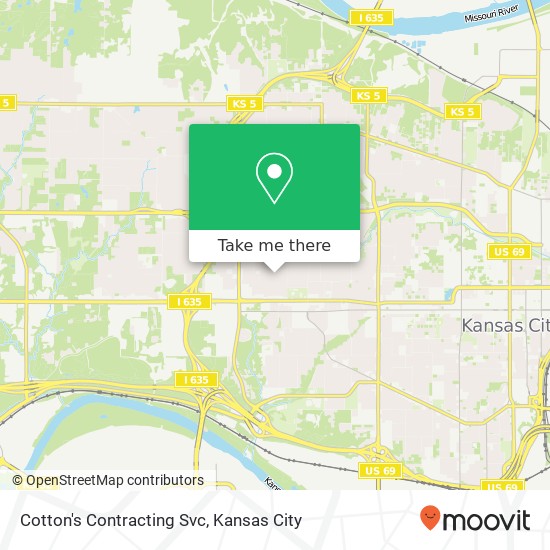 Cotton's Contracting Svc map