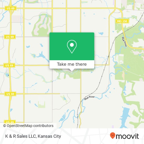 K & R Sales LLC map