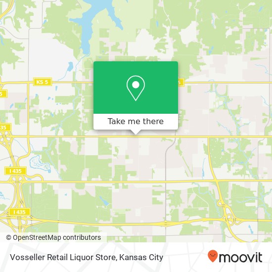 Mapa de Vosseller Retail Liquor Store