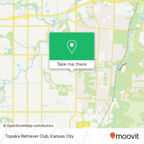 Topeka Retriever Club map