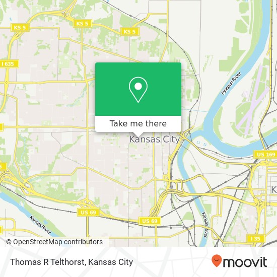Mapa de Thomas R Telthorst