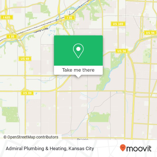 Admiral Plumbing & Heating map