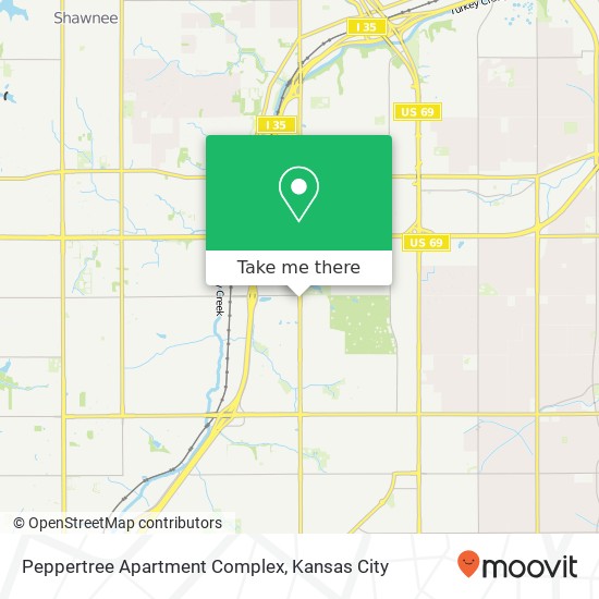 Peppertree Apartment Complex map