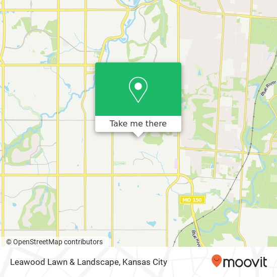 Leawood Lawn & Landscape map