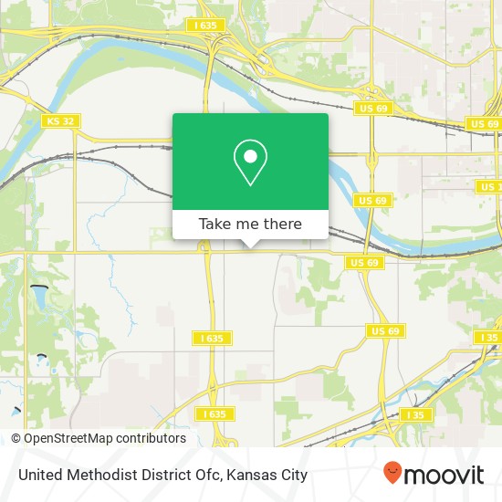 United Methodist District Ofc map