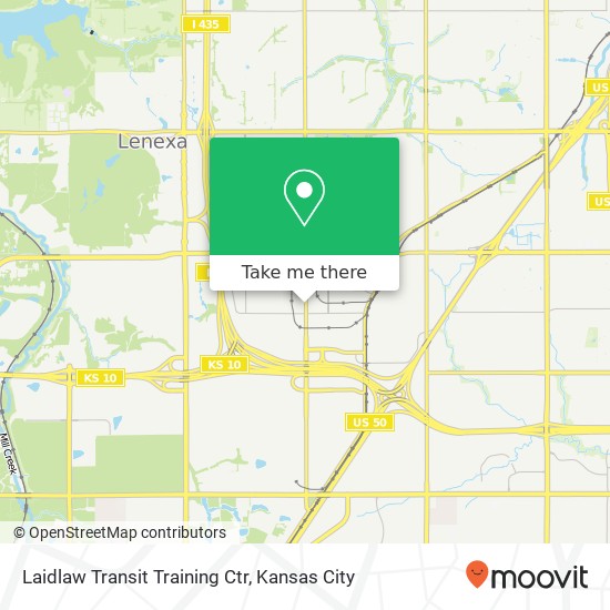 Laidlaw Transit Training Ctr map