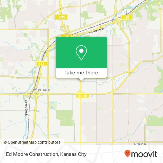 Ed Moore Construction map