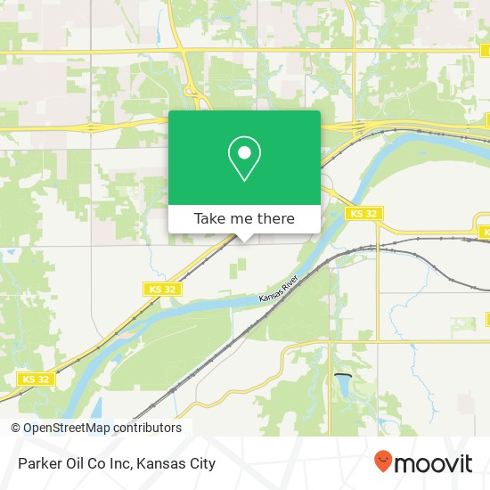 Parker Oil Co Inc map