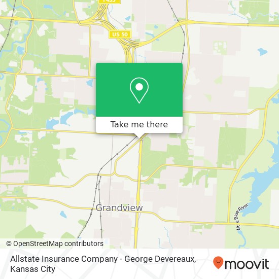 Allstate Insurance Company - George Devereaux map