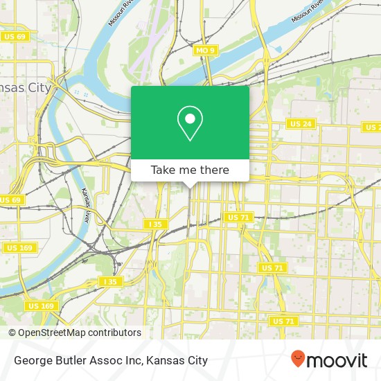 George Butler Assoc Inc map