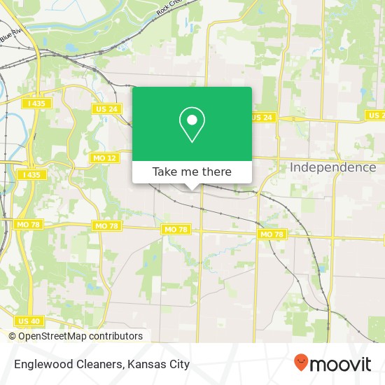 Englewood Cleaners map